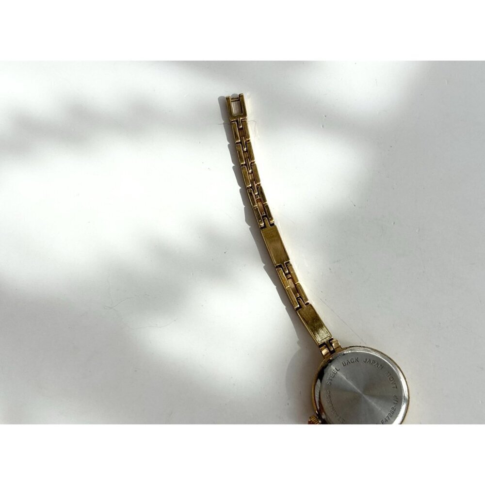Minimalist Rhinestone Accented Analog Vintage Wristwatch - 22mm - WORKS! - Picture 13 of 13